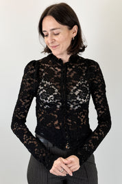 Maglia corsetto pizzo
