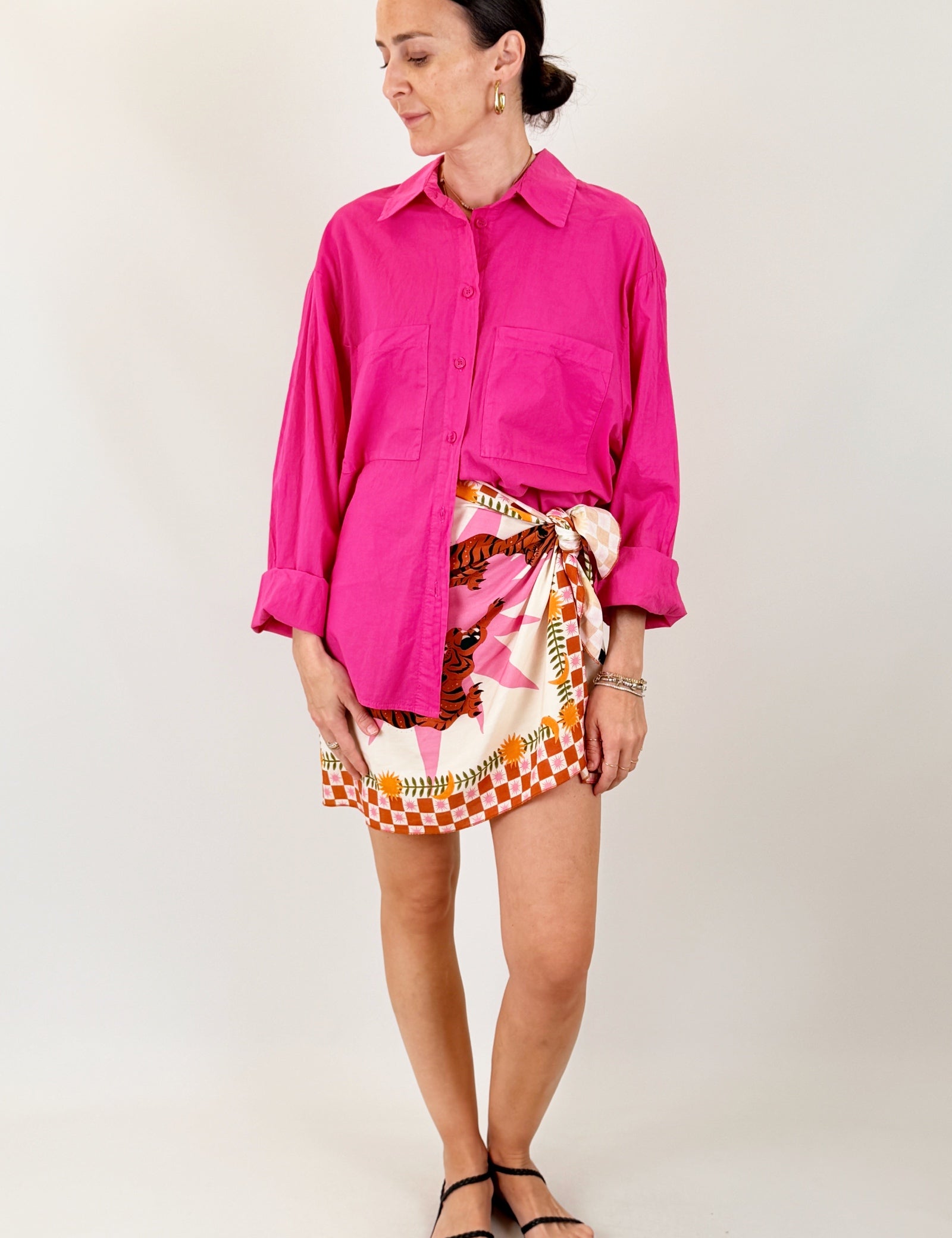 Camicia over con tasche