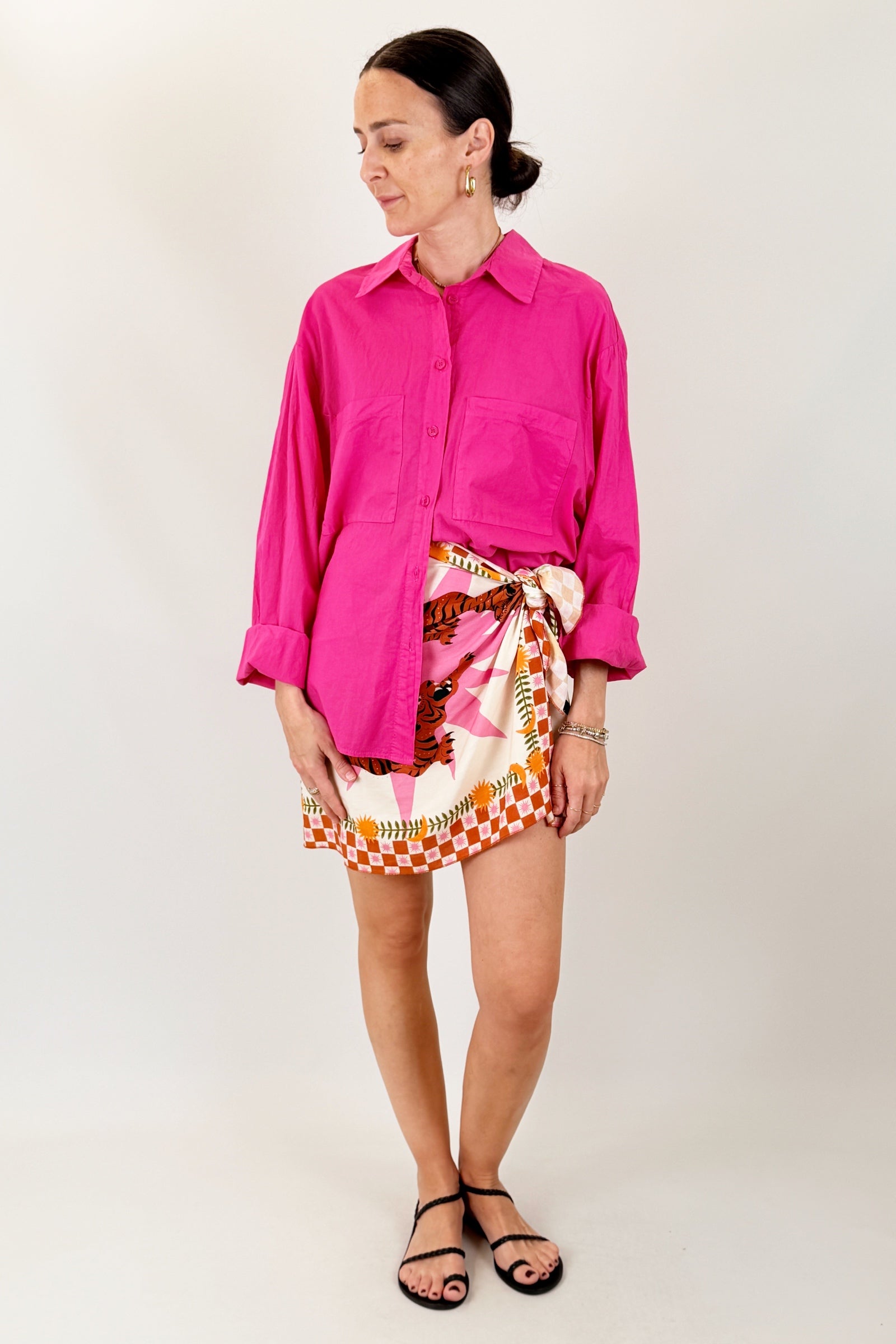 Camicia over con tasche