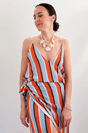 Top maglia maxi righe MIAMI