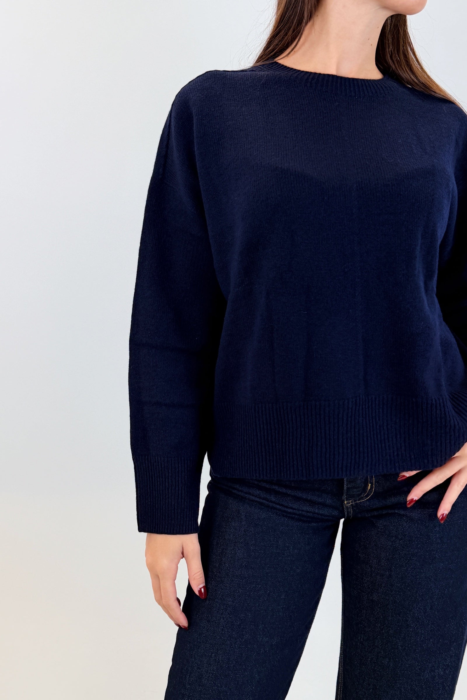 Maglia girollo 100% lana