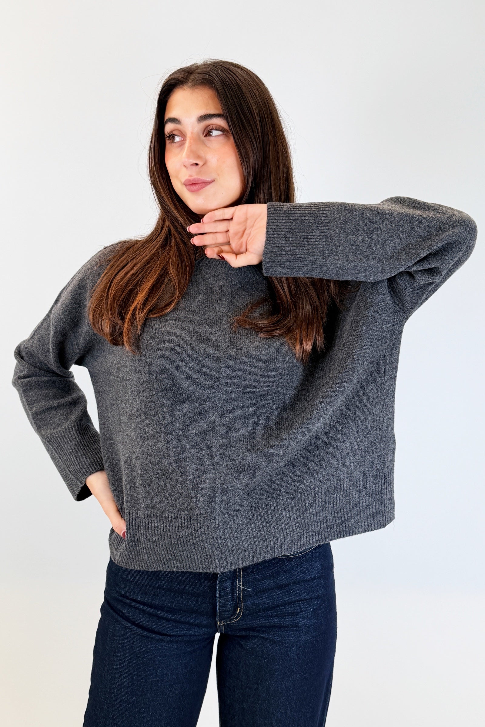 Maglia girollo 100% lana