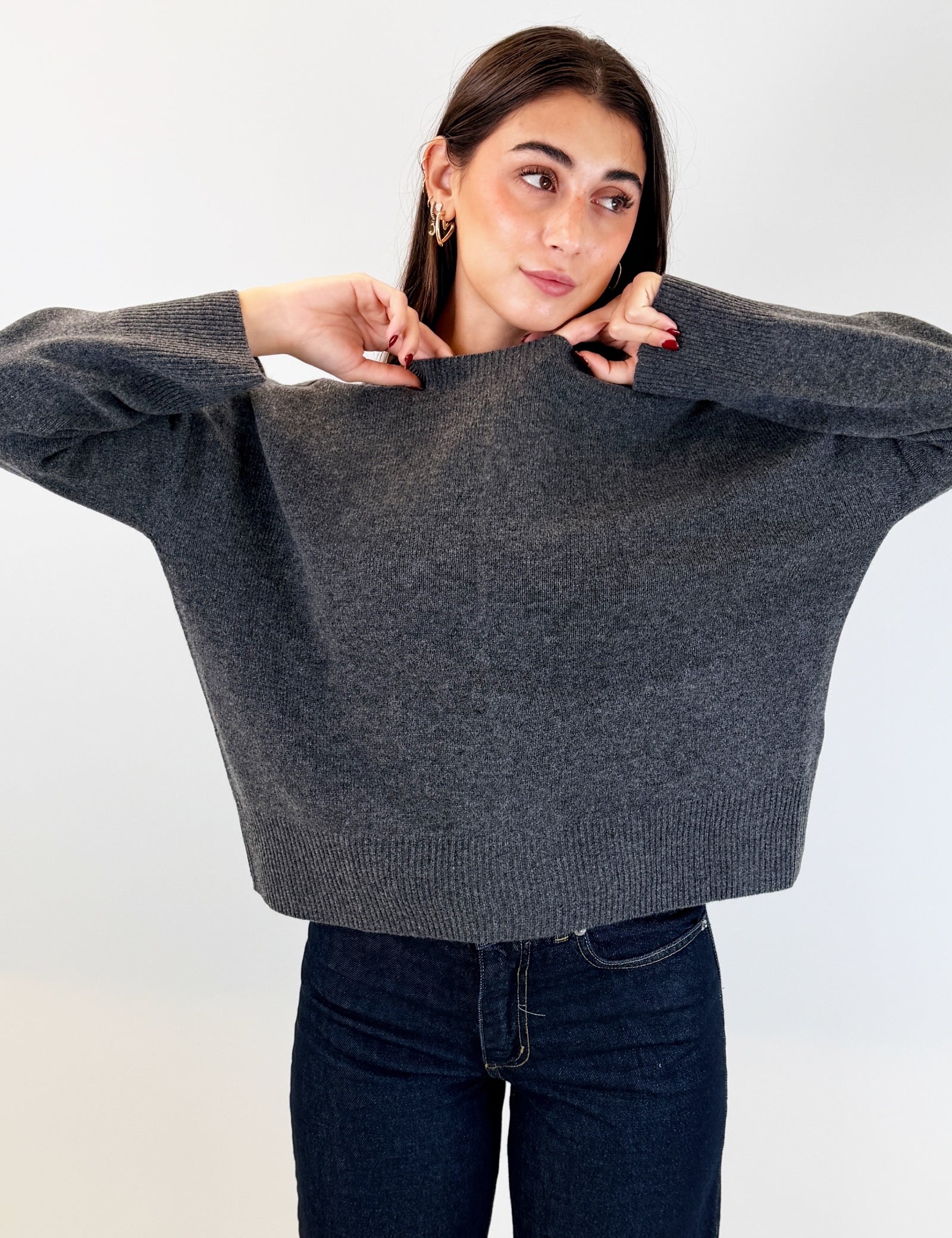 Maglia girollo 100% lana