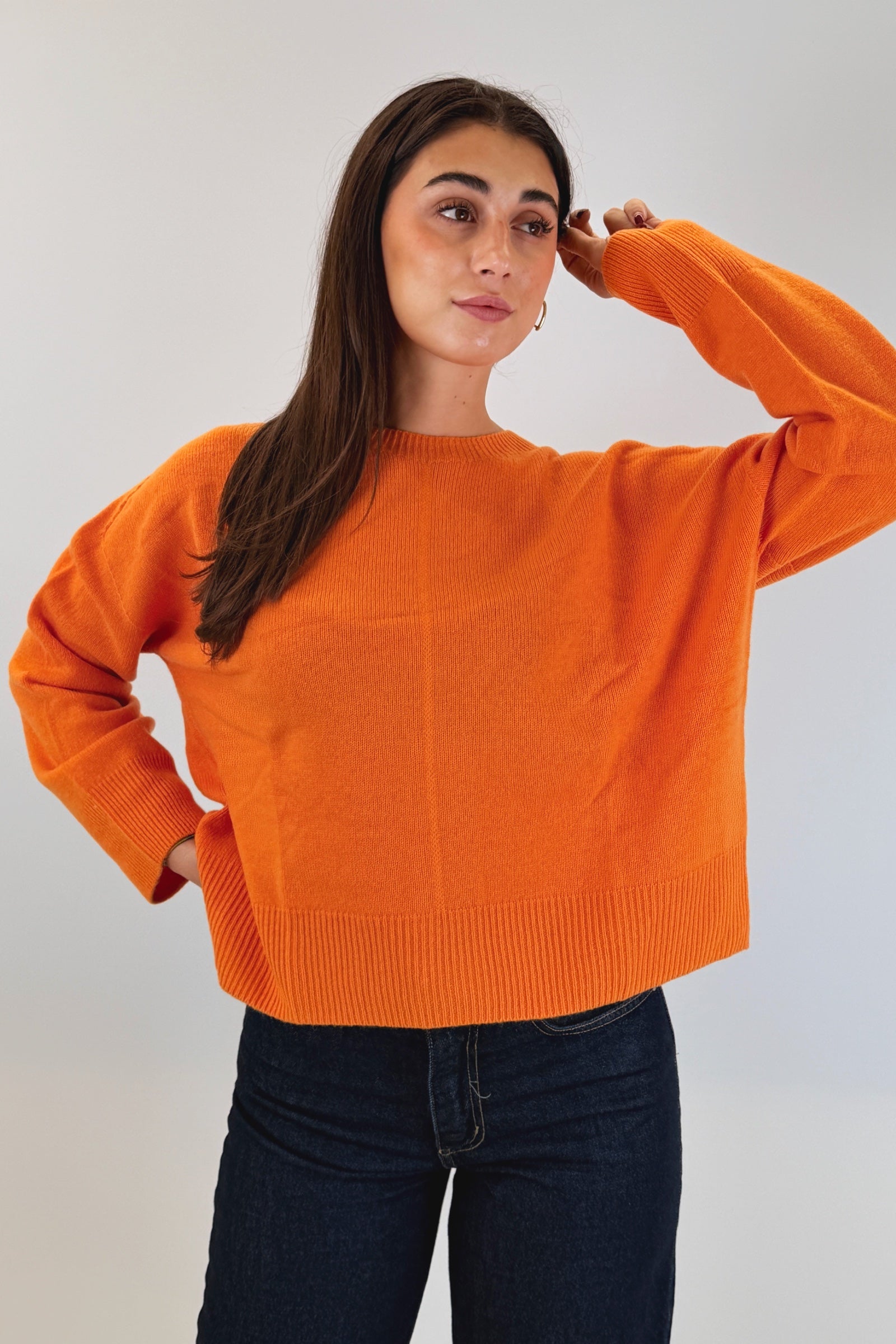 Maglia girollo 100% lana