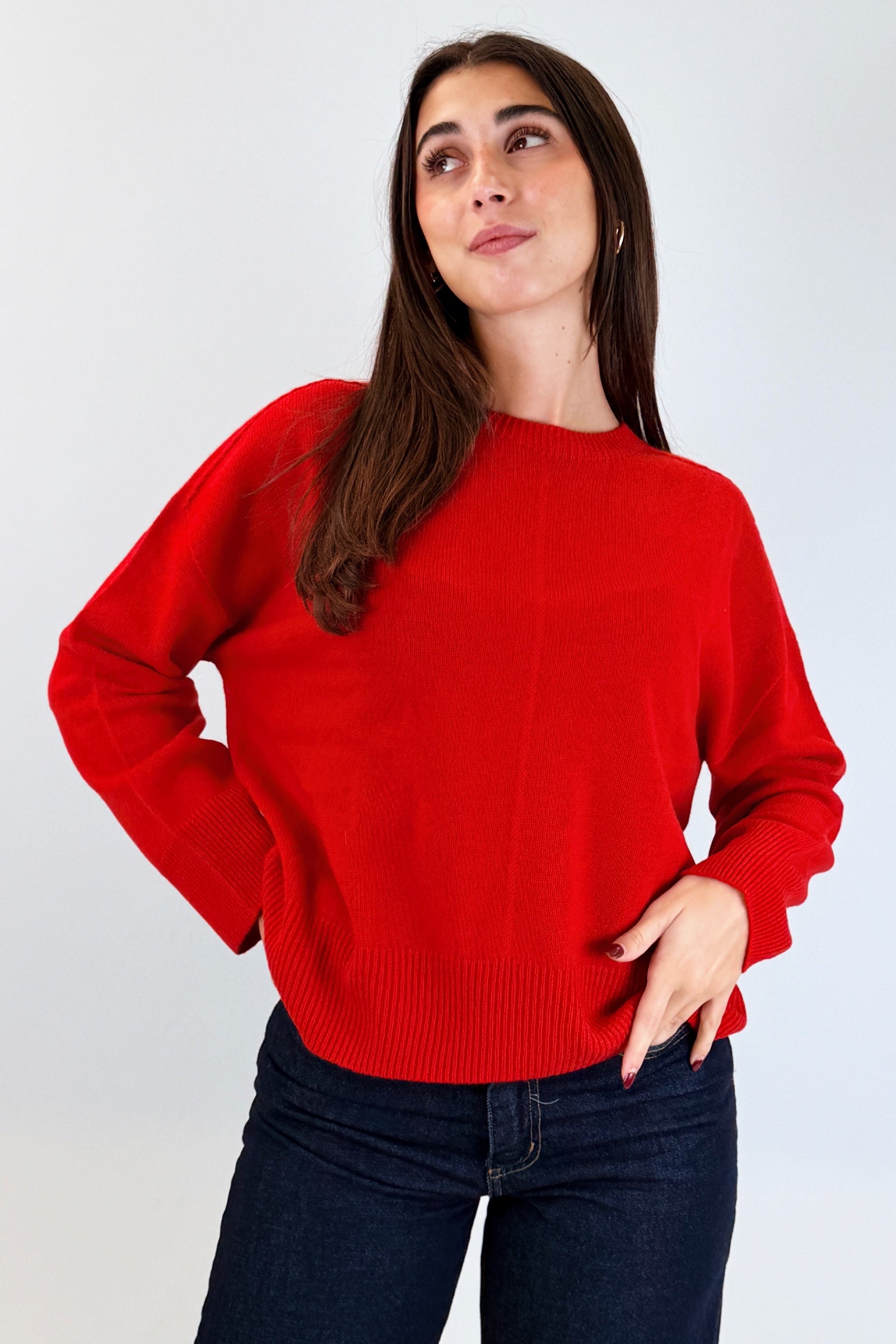 Maglia girollo 100% lana