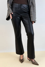 Pantalone trombetta ecopelle