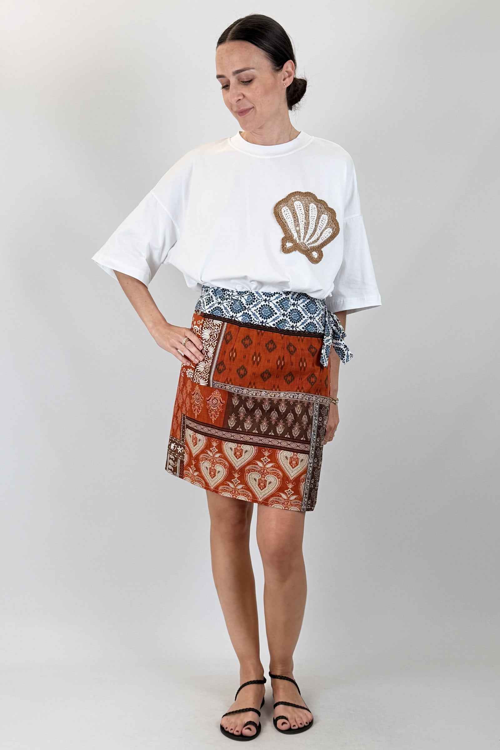 Set t-shirt+gonna pareo