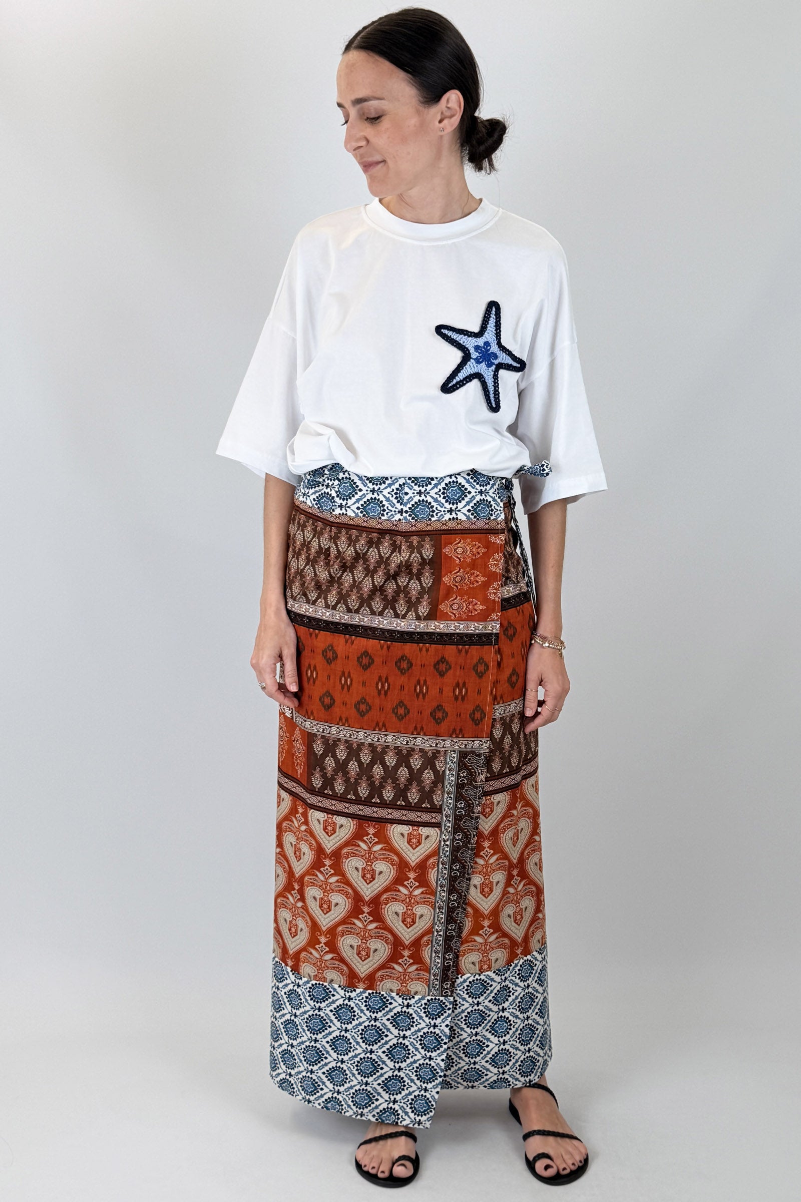 Set t-shirt+gonna pareo