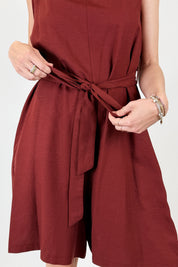 Tutina corta con cintura