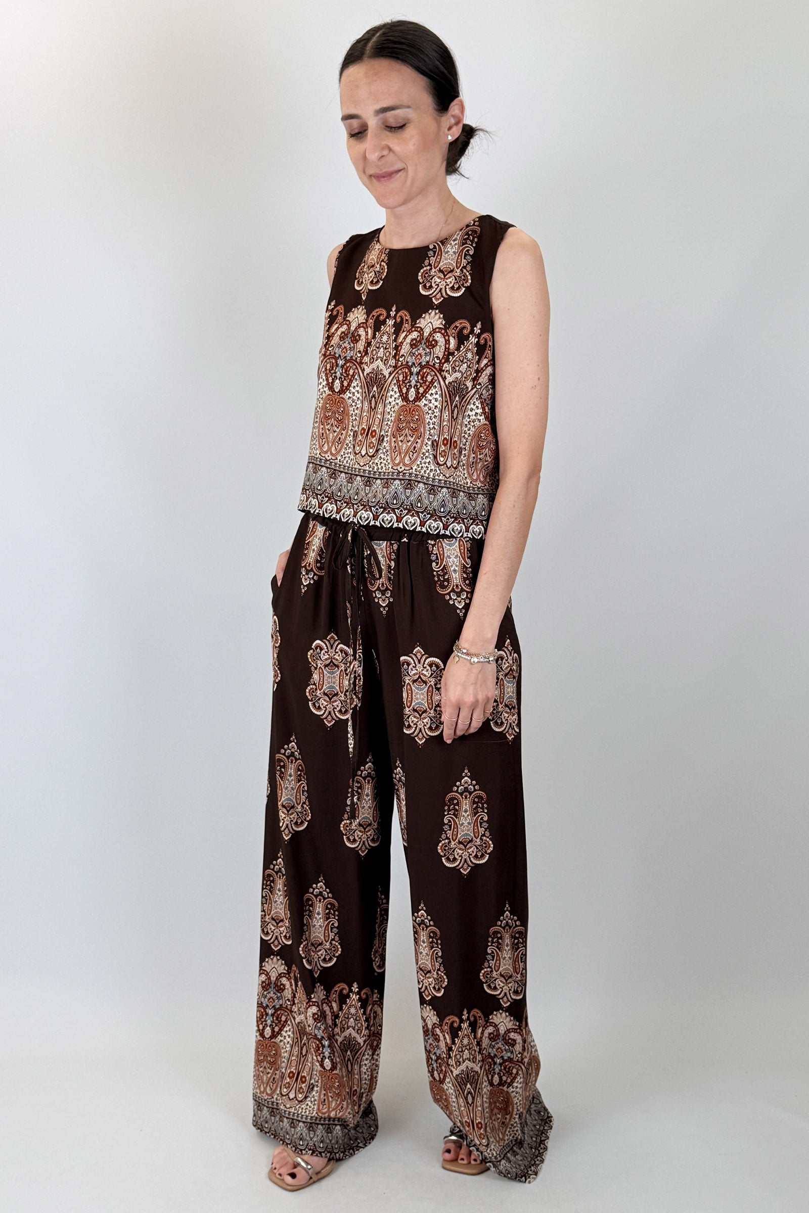 Pantalone coulisse fantasia
