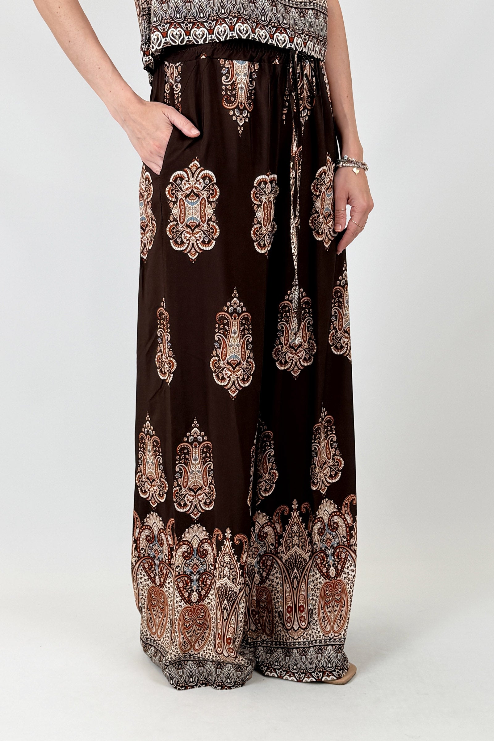 Pantalone coulisse fantasia