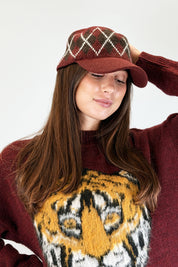 Cappellino rombi