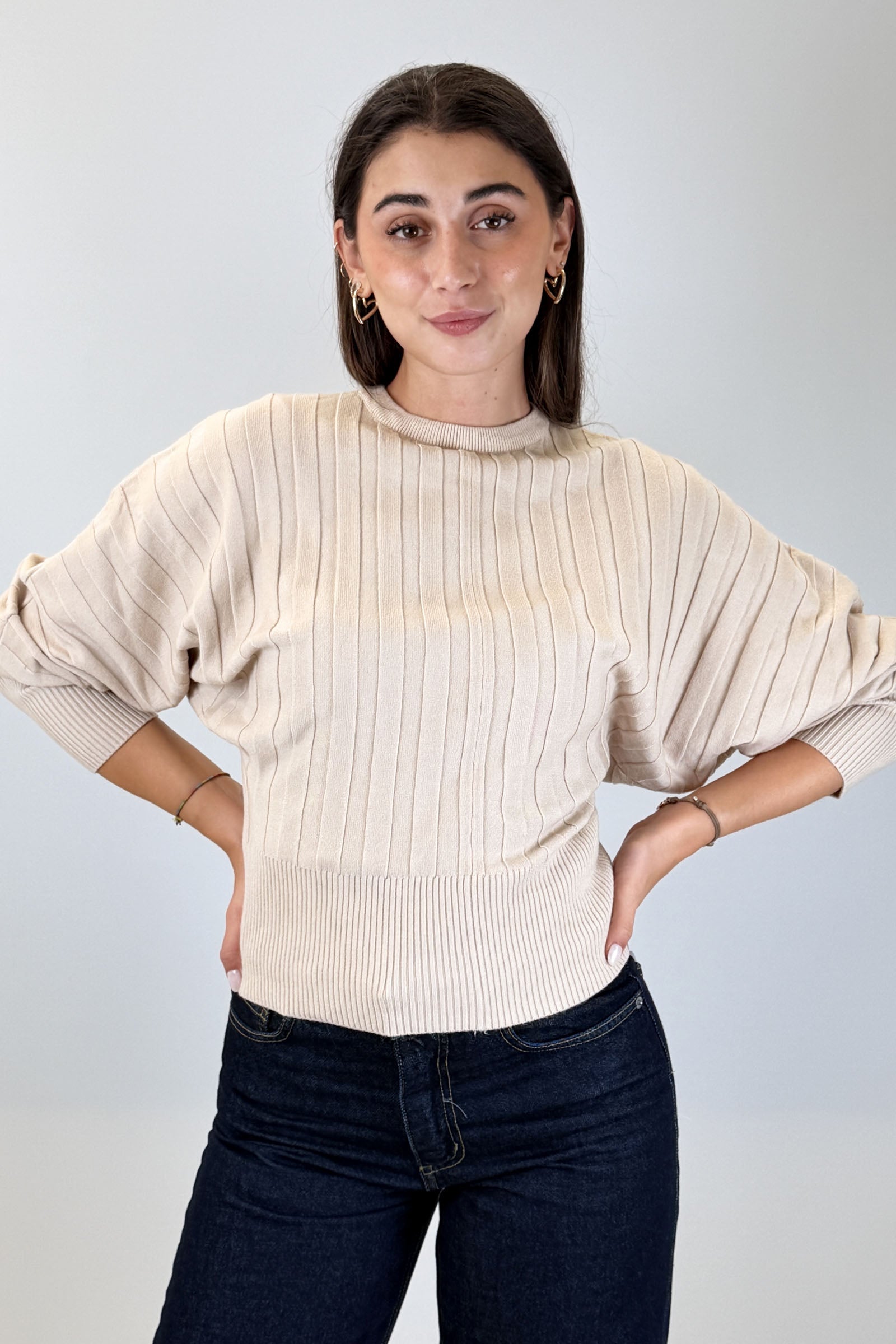 Maglia manica pipistrello
