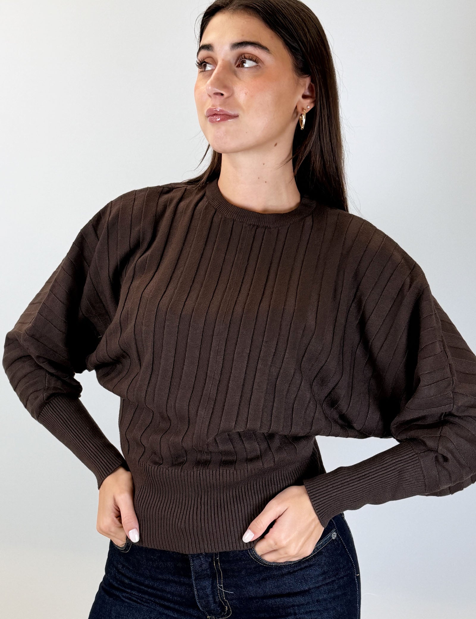 Maglia manica pipistrello