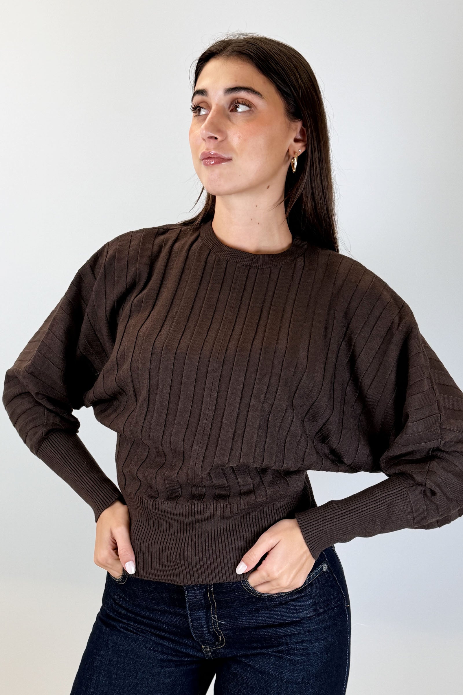 Maglia manica pipistrello