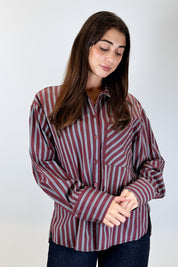 Camicia over con tasca