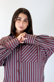 Camicia over con tasca