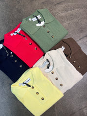 Polo over in maglia