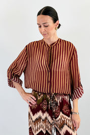 Camicia coreana righe