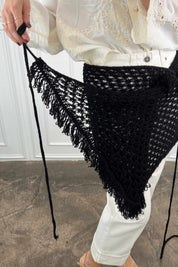 Pareo crochet frange