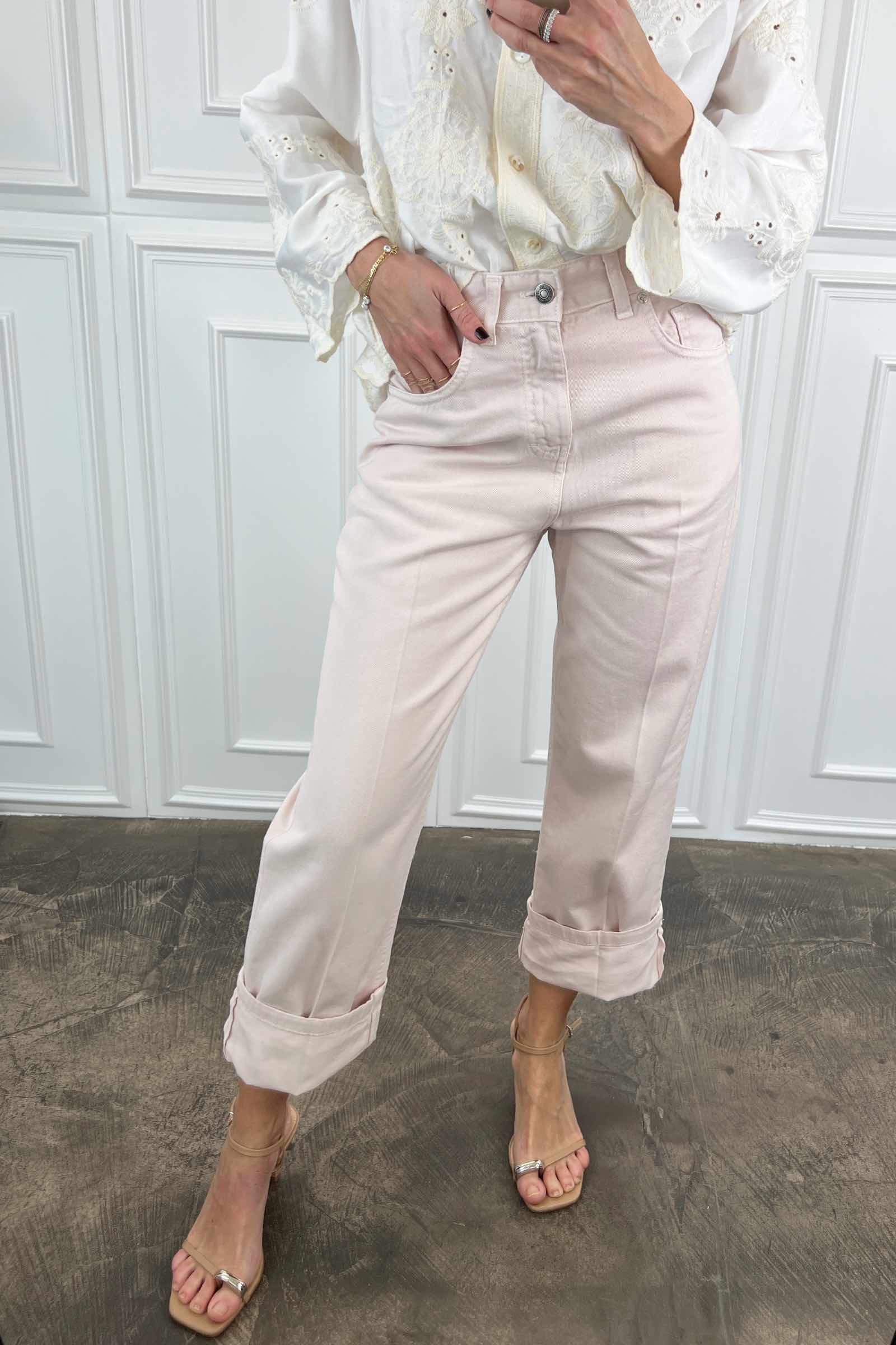 Pantalone risvolto