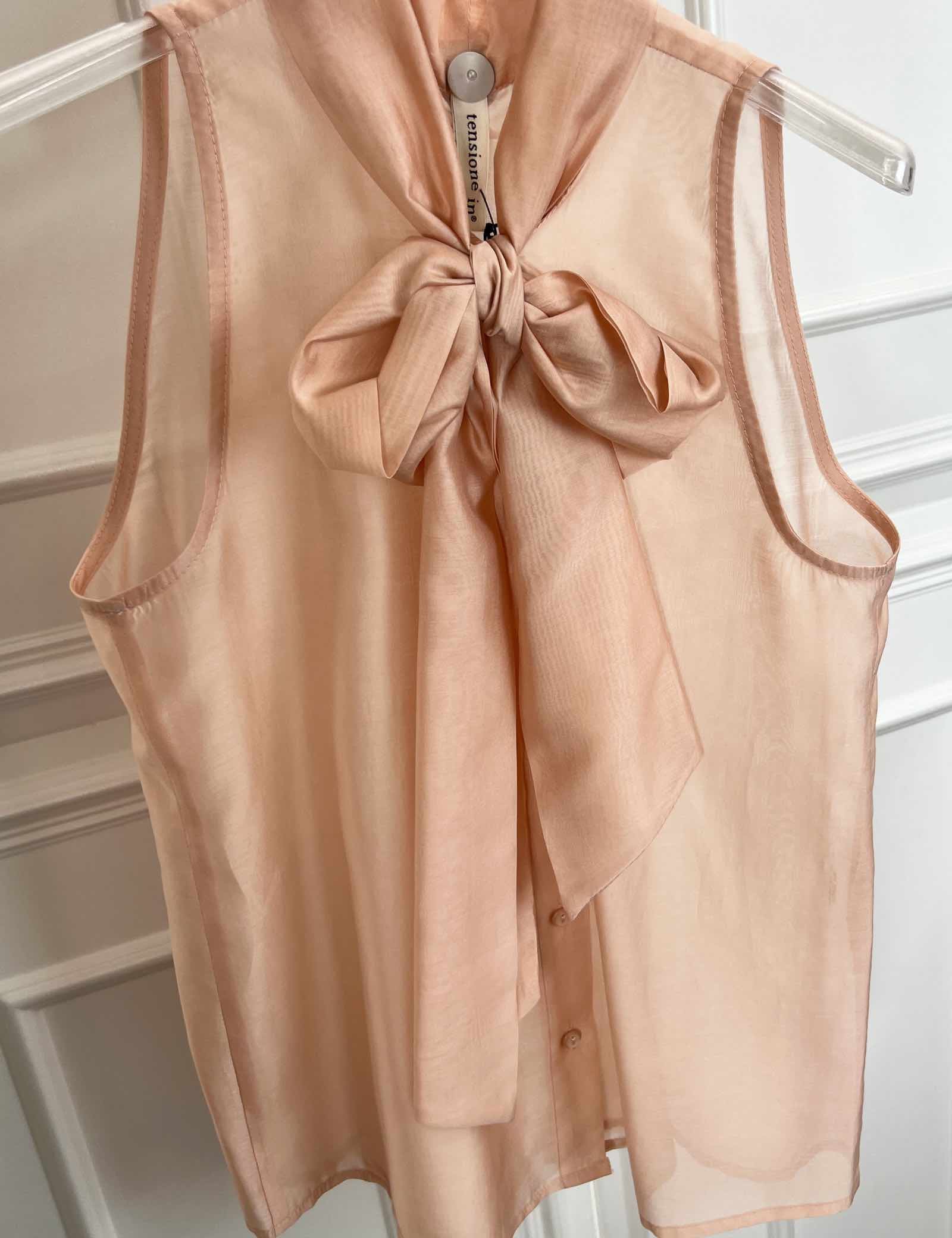 Camicia fiocco smanicata