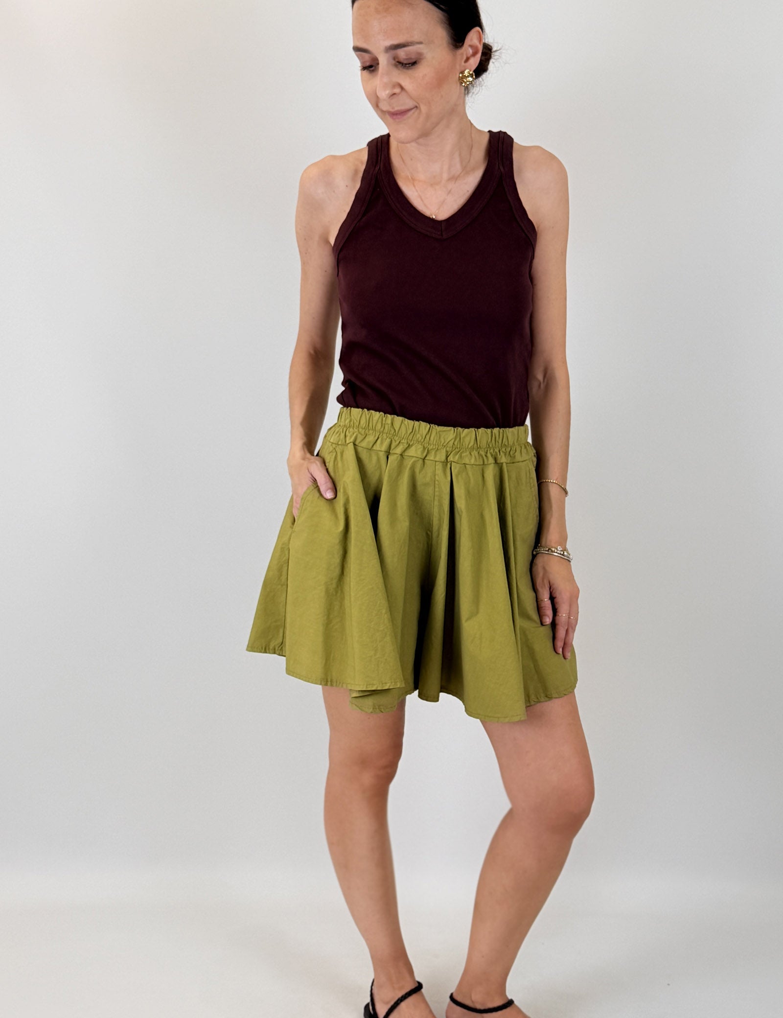 Shorts farfalla cotone