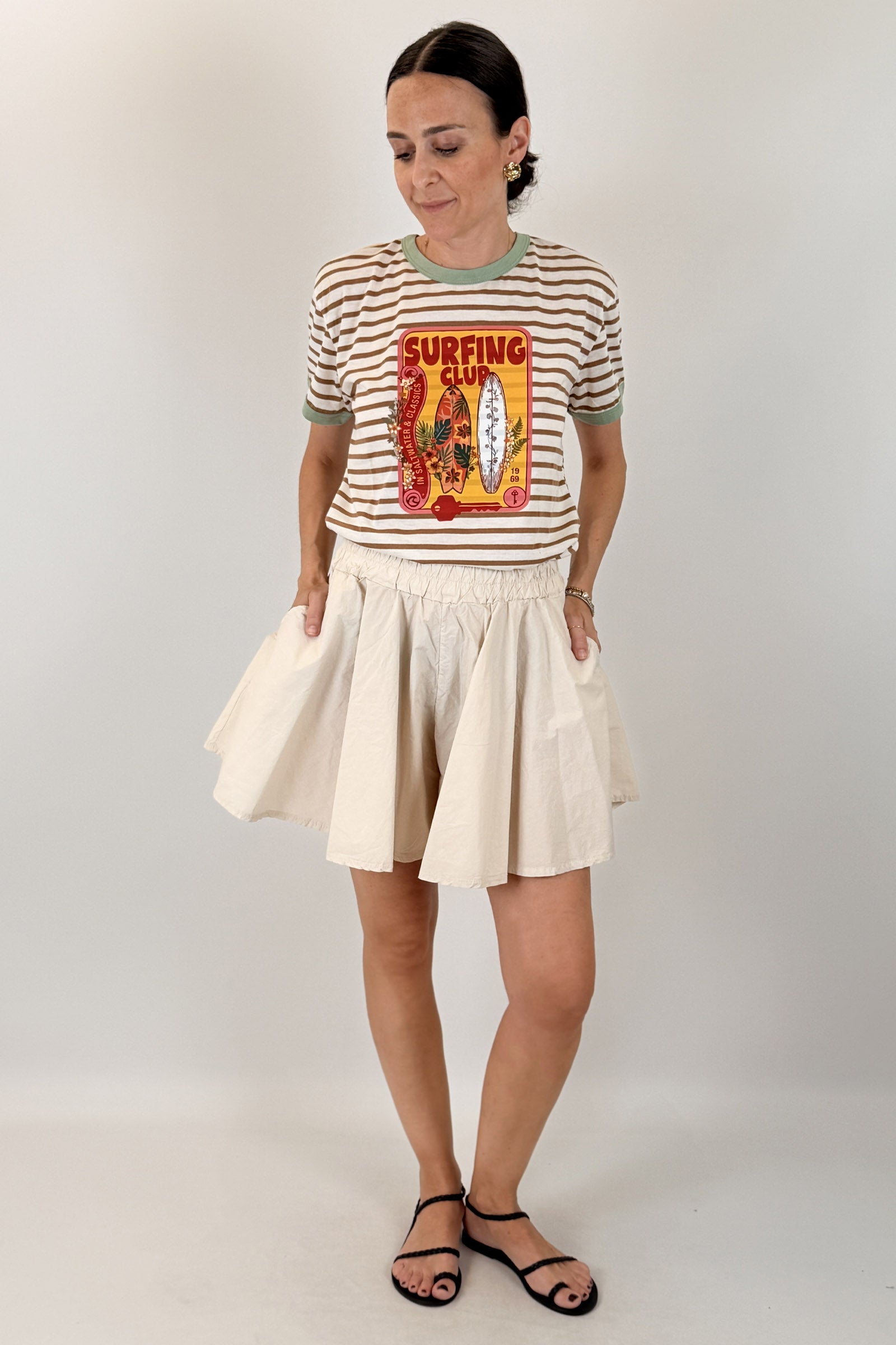Shorts farfalla cotone