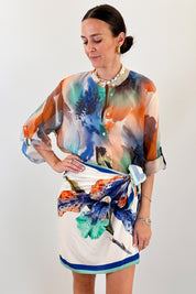 Camicia coreana fantasia fiore