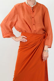 Camicia manica bottone