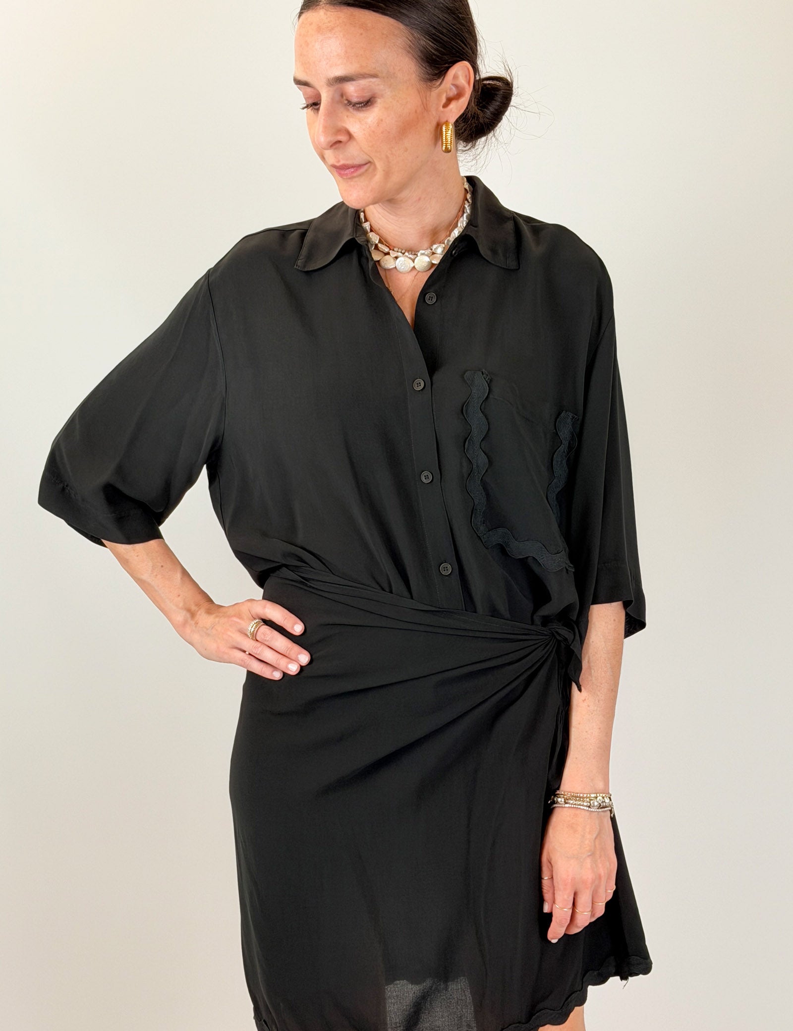 Camicia taschino passamaneria