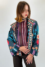 Bomber NOMAD palma e fiori