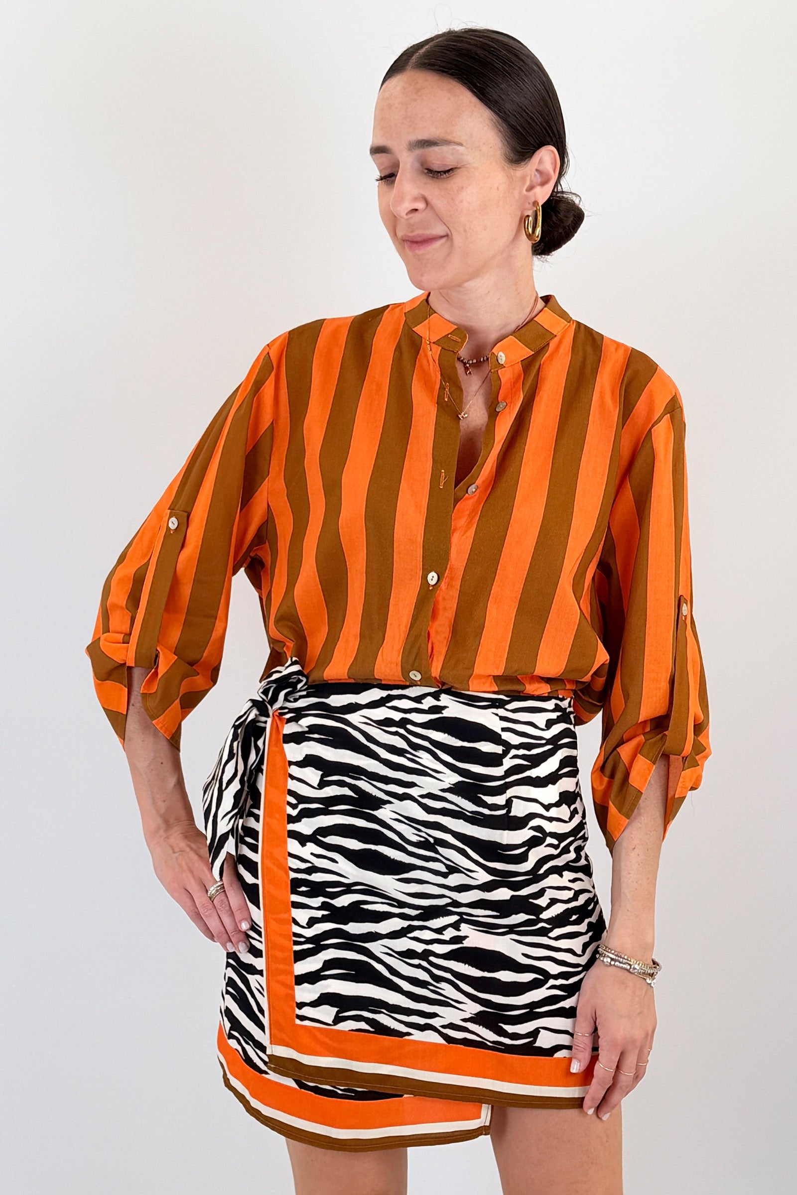 Mini pareo zebra