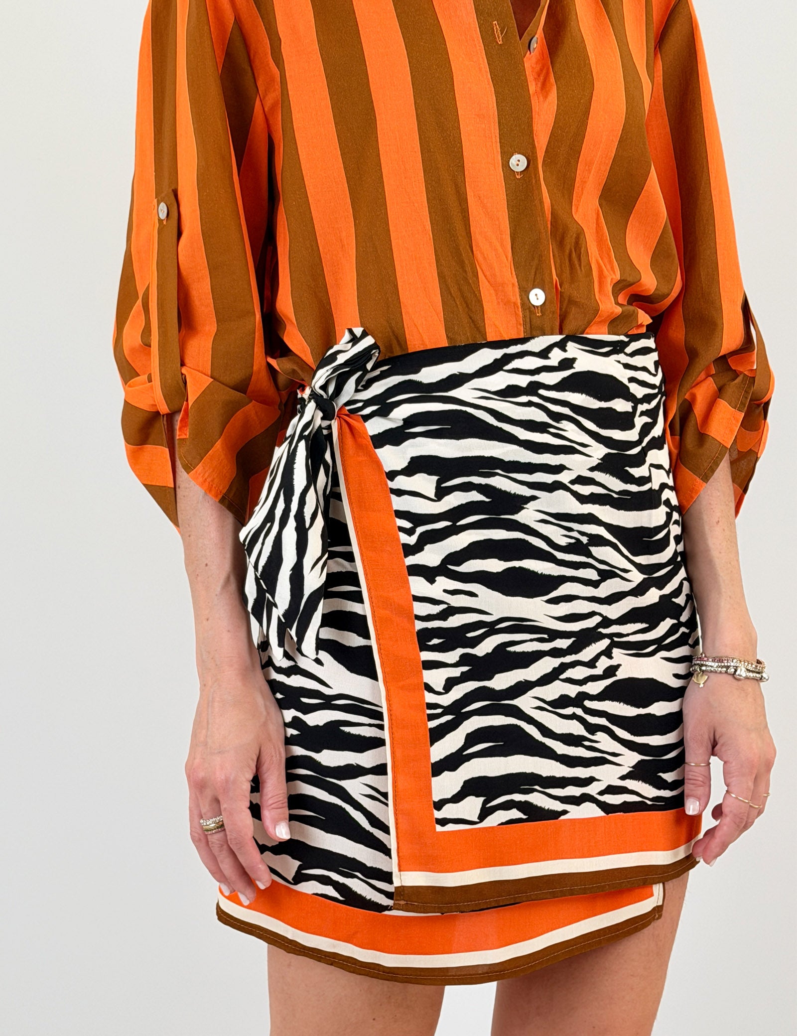 Mini pareo zebra