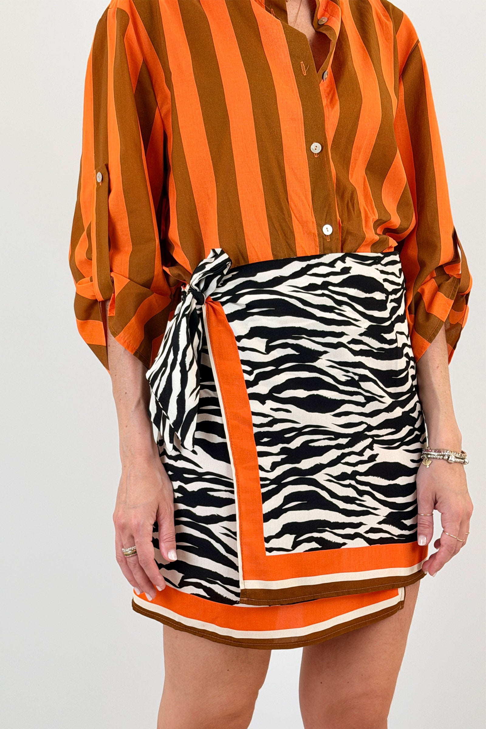 Mini pareo zebra