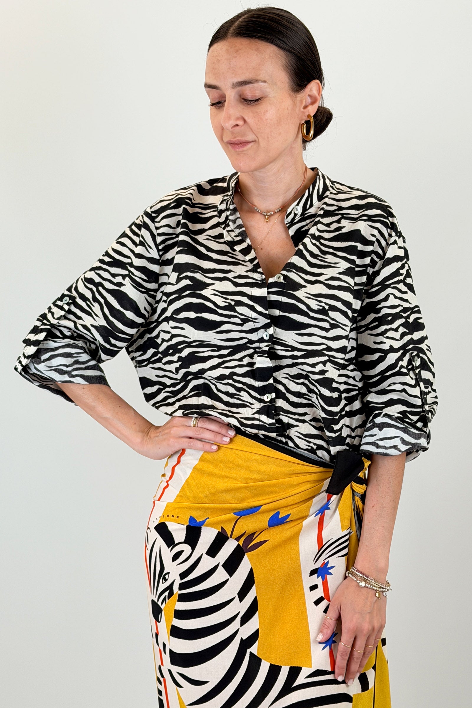 Camicia zebrata