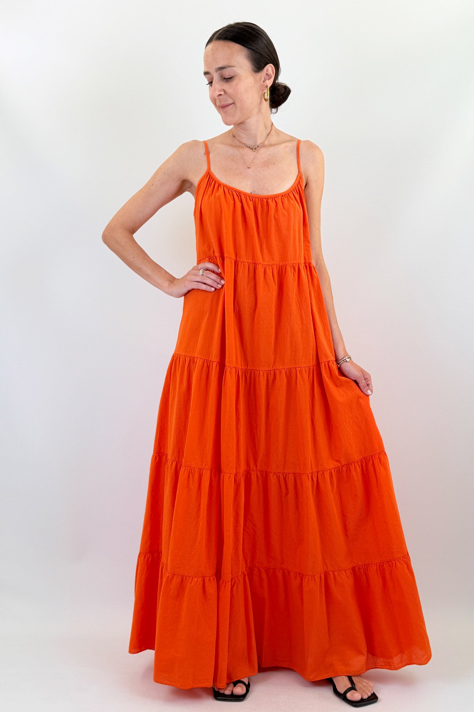 Maxi abito cotone