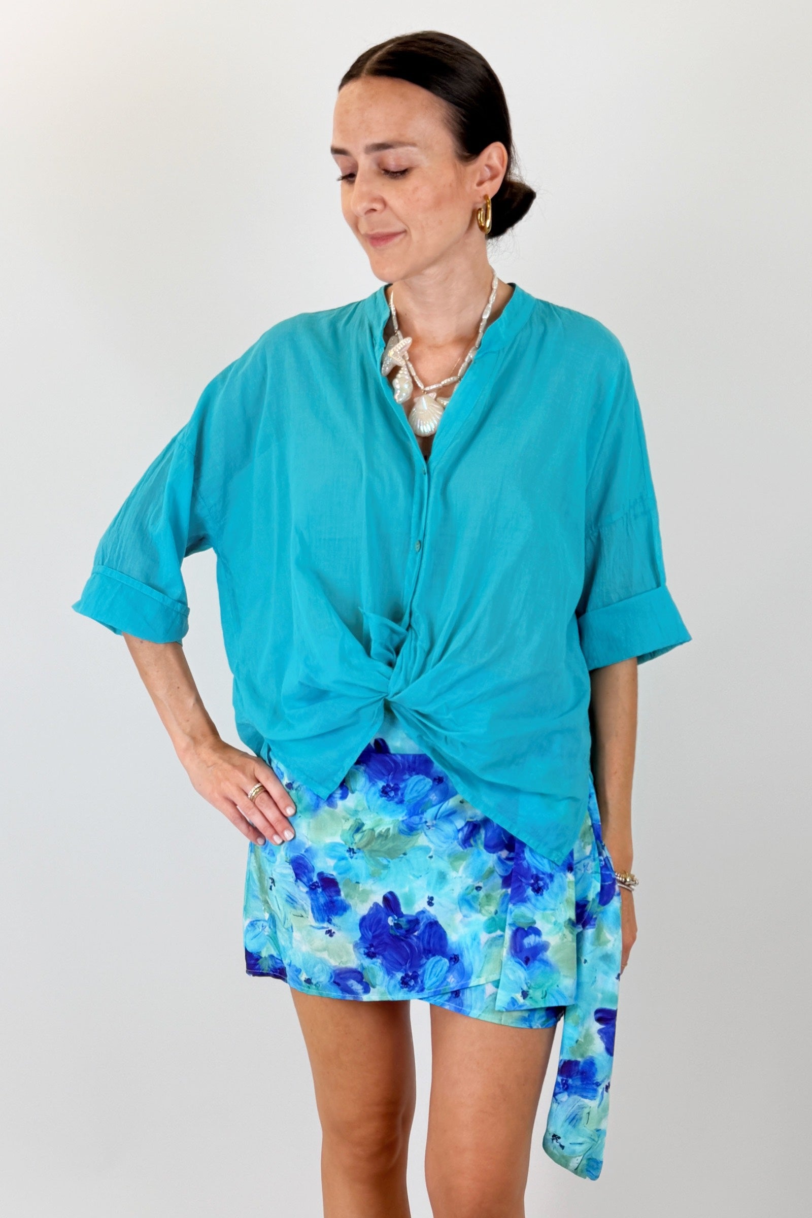 Camicia voile cotone