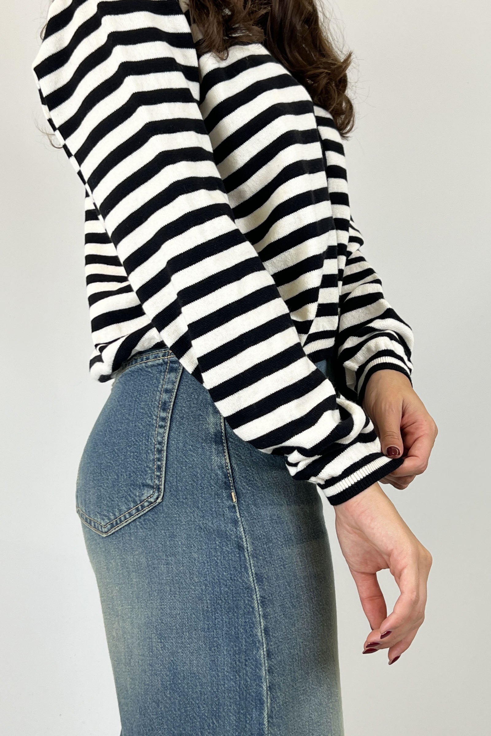 Cardigan a righe
