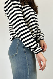 Cardigan a righe