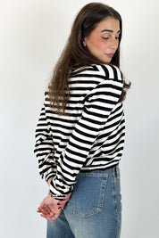 Cardigan a righe