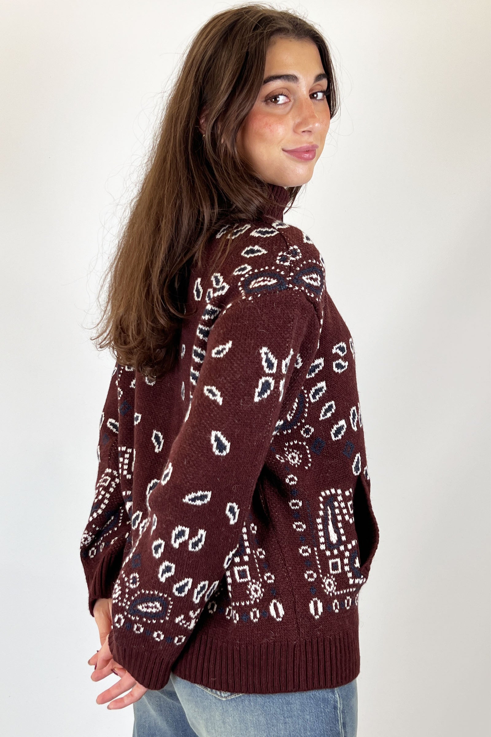 Bomber bandana con zip