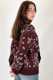 Bomber bandana con zip