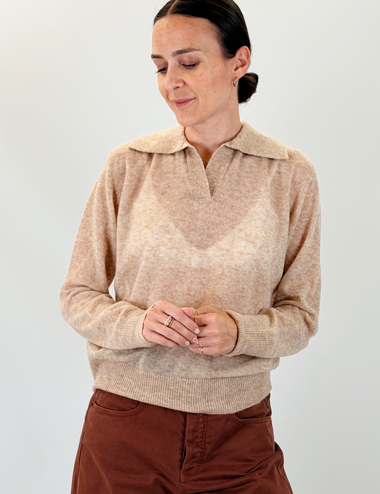 Polo misto lana e cashmere