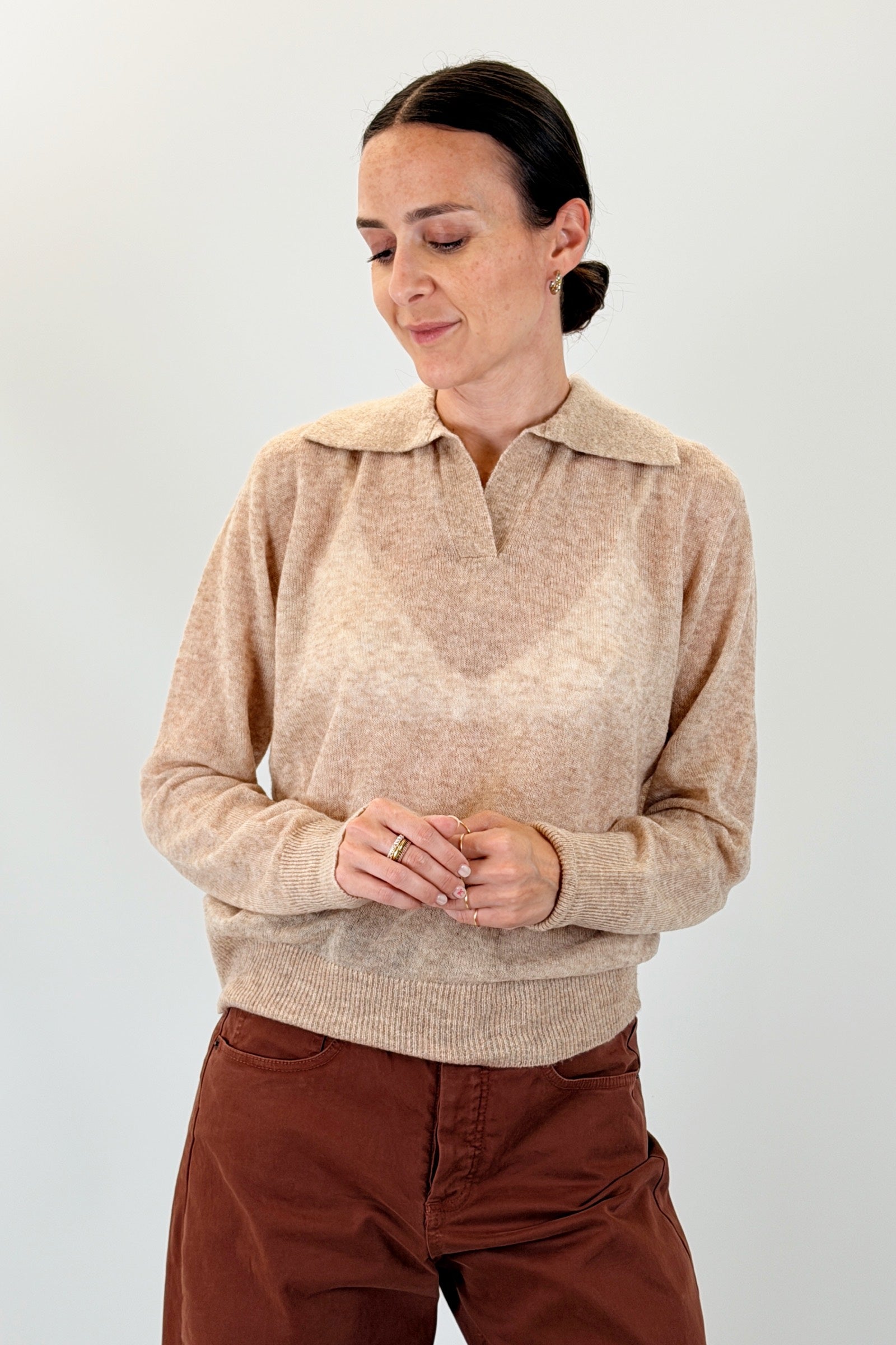 Polo misto lana e cashmere