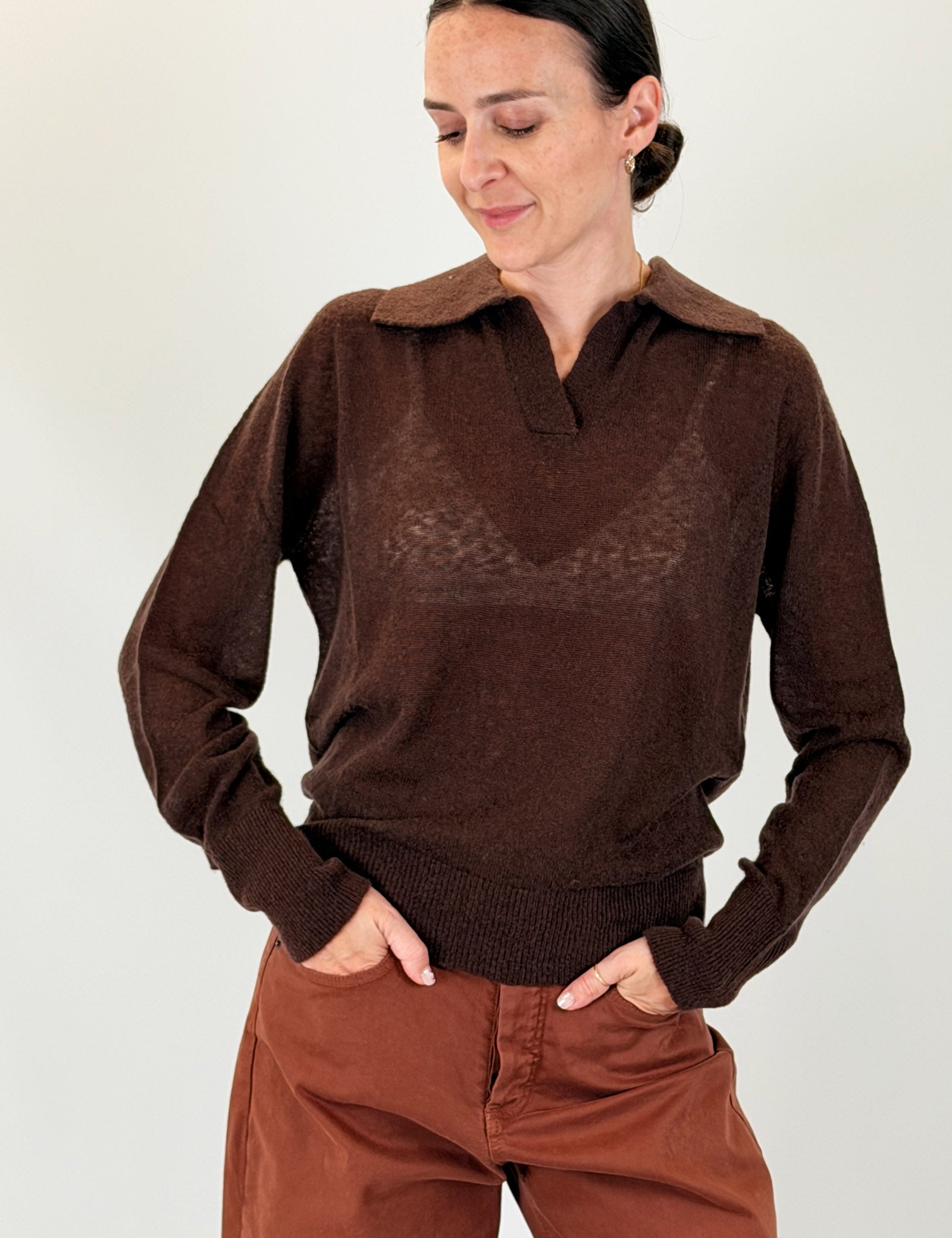 Polo misto lana e cashmere