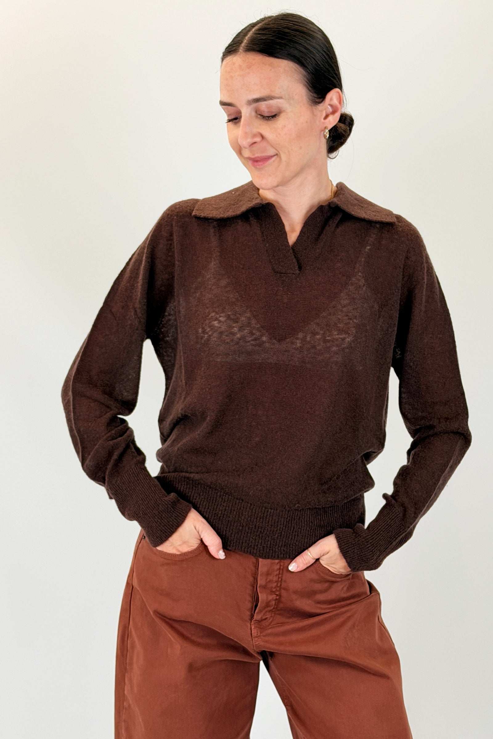 Polo misto lana e cashmere