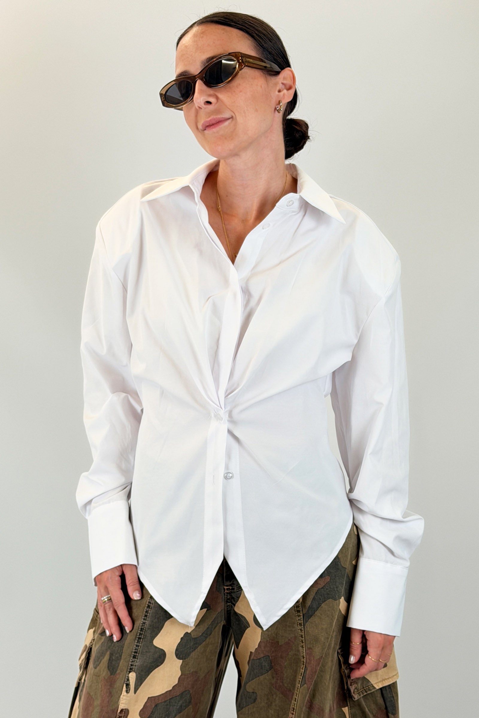 Camicia con ripresa