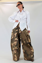 Pantalone maxi cargo