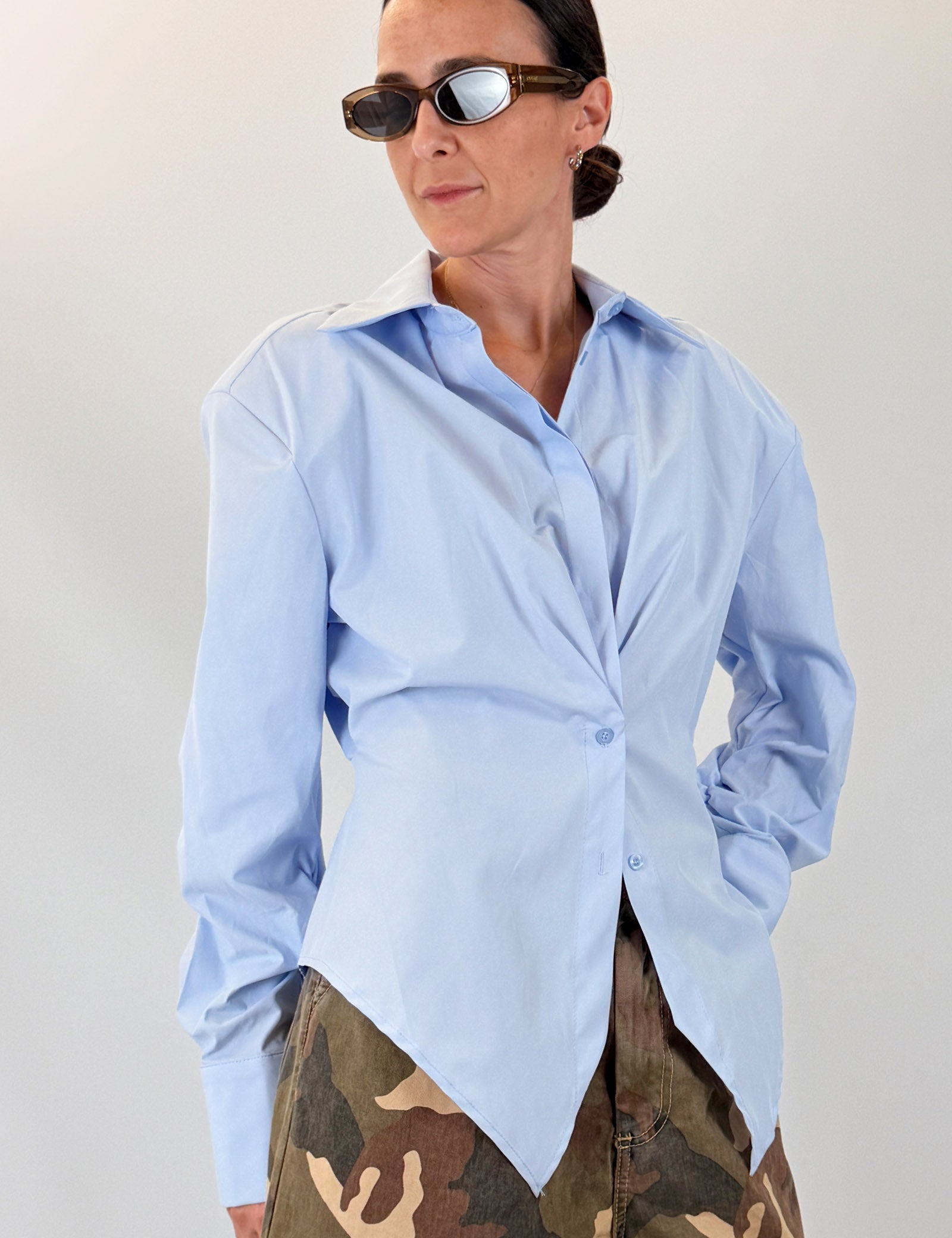Camicia con ripresa